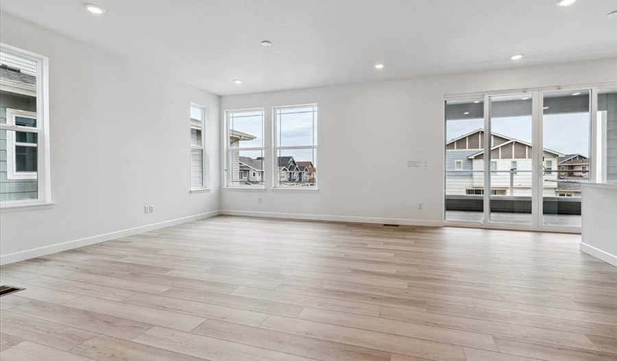 Great Room of the Carroll floor plan