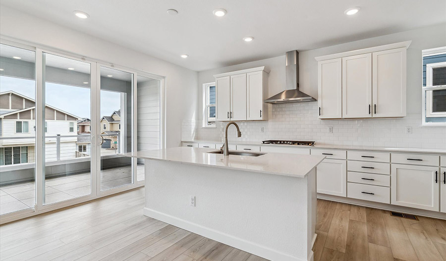 Kitchen of the Carroll floor plan
