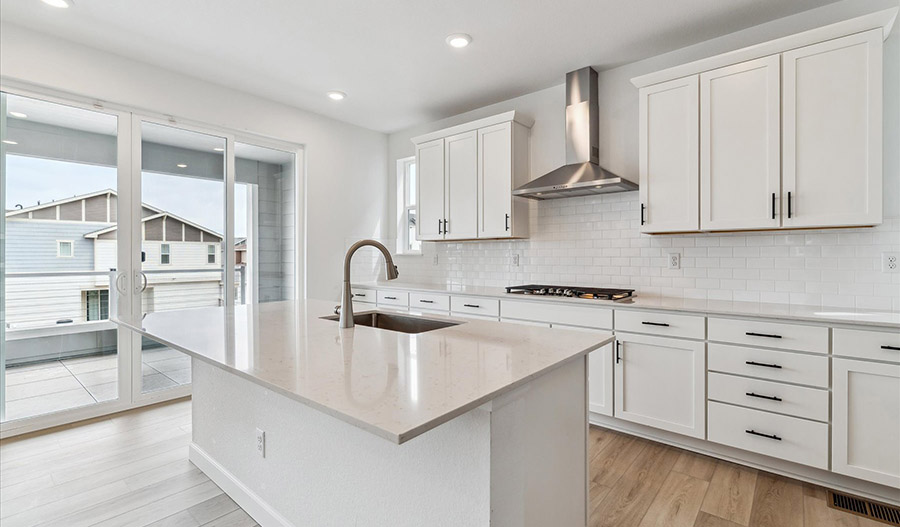 Kitchen of the Carroll floor plan