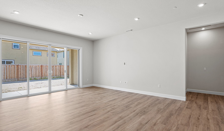 Great Room of the Delaney floor plan