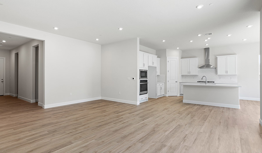 Great Room of the Delaney floor plan