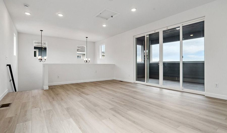 Great Room of the Bryant floor plan