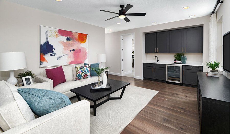 Living Room of the IvyII floor plan