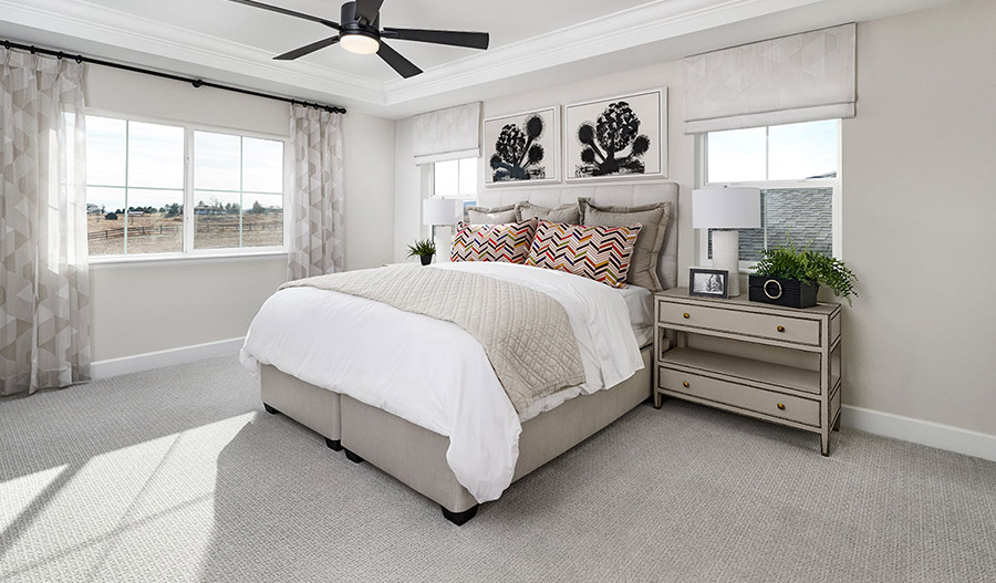 Bedroom of the IvyII floor plan