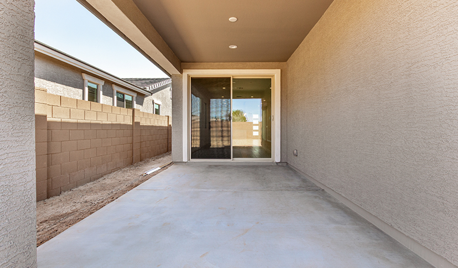 Patio of the Sunstone floor plan