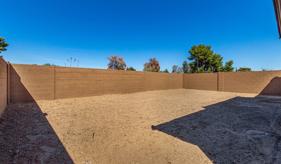 Backyard of the Sunstone floor plan