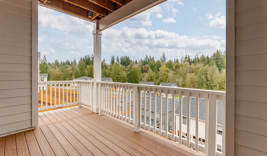 Patio of the Lander floor plan