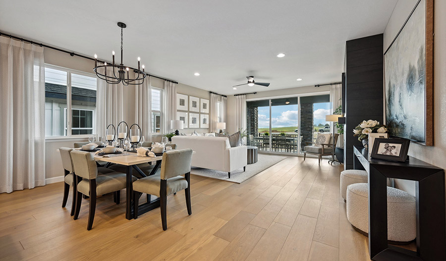 Dining Nook of the Farmington floor plan