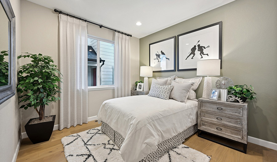 Bedroom of the Farmington floor plan
