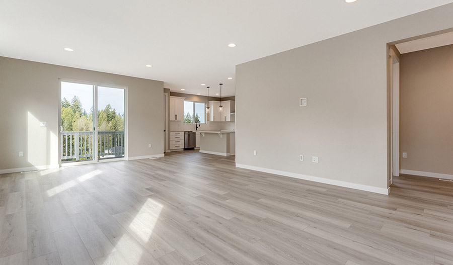 Great Room of the Layla floor plan