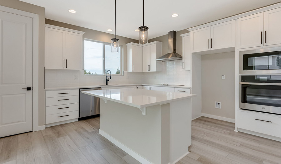 Kitchen of the Layla floor plan