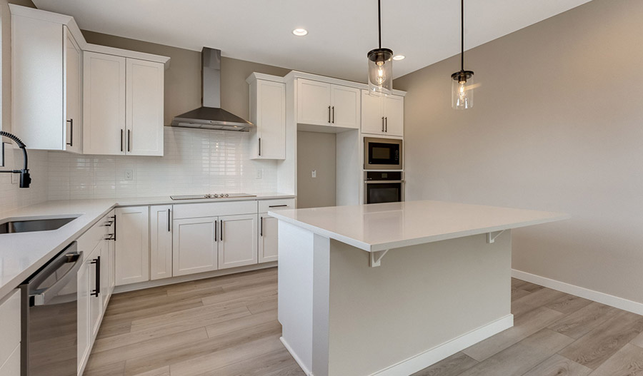 Kitchen of the Layla floor plan