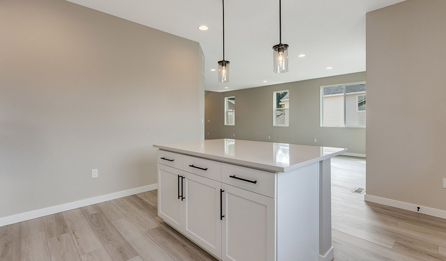Kitchen of the Layla floor plan
