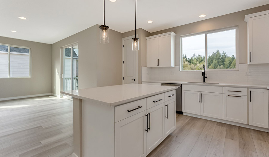 Kitchen of the Layla floor plan