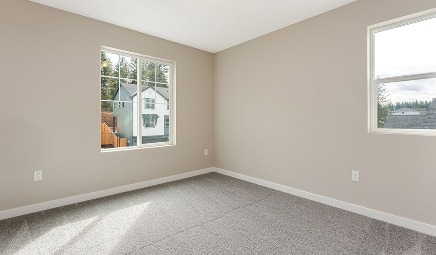 Bedroom of the Layla floor plan