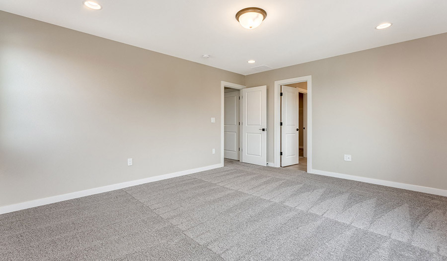Bedroom of the Layla floor plan