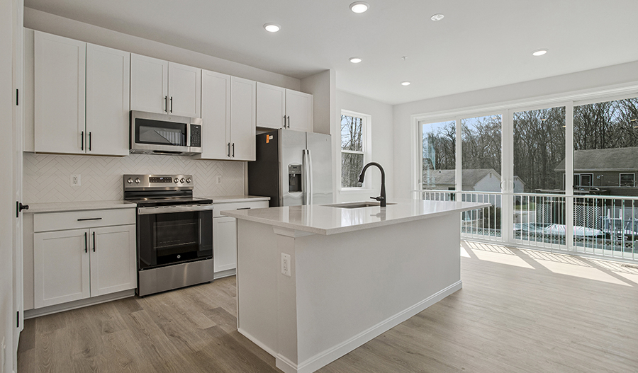 Kitchen of the Coral floor plan
