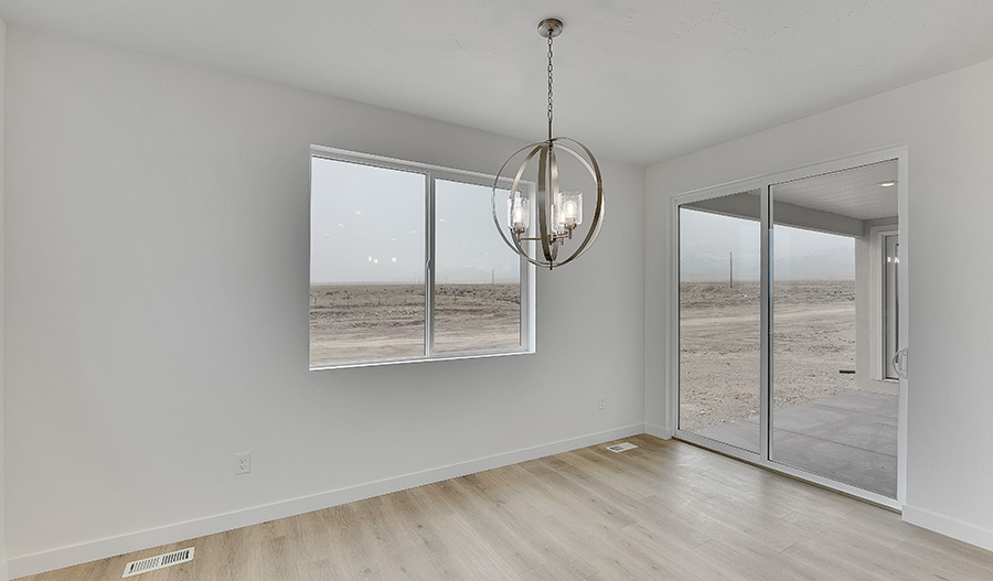 Dining Nook of the Delaney floor plan