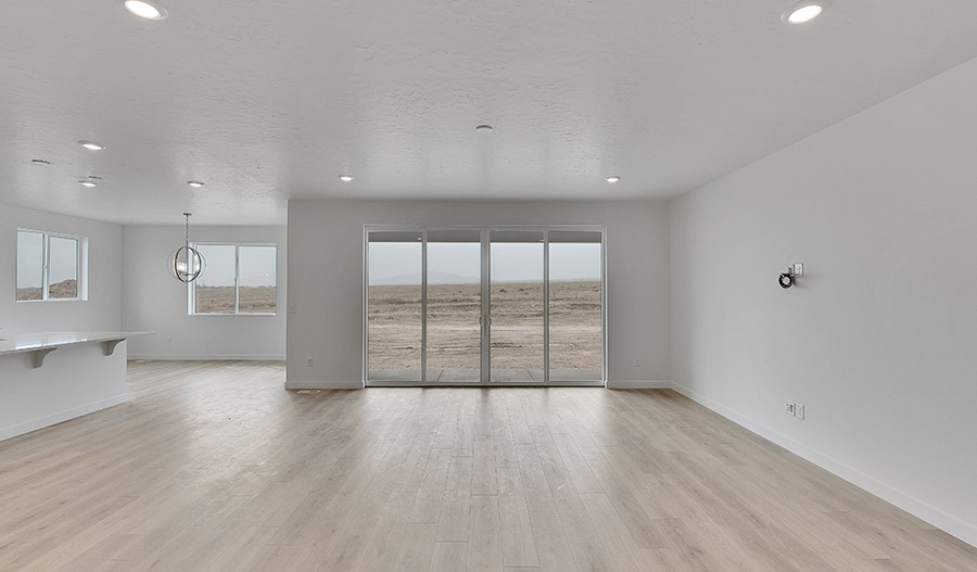 Great Room of the Delaney floor plan