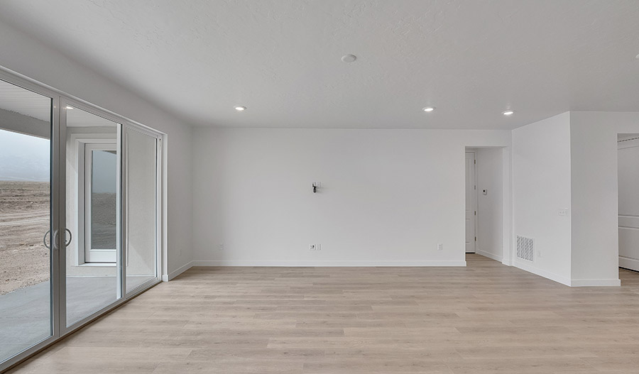 Great Room of the Delaney floor plan