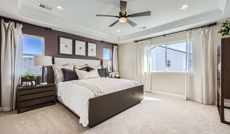 Bedroom of the Hemingway floor plan