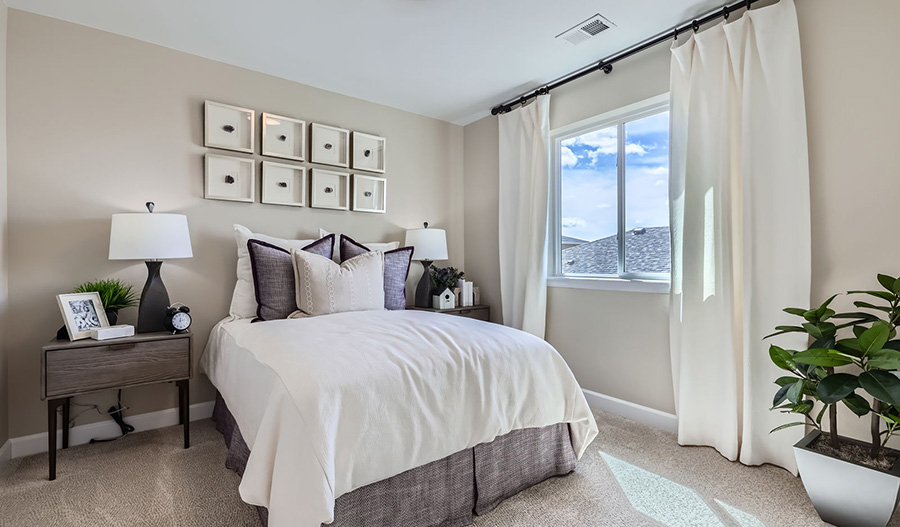 Bedroom of the Hemingway floor plan