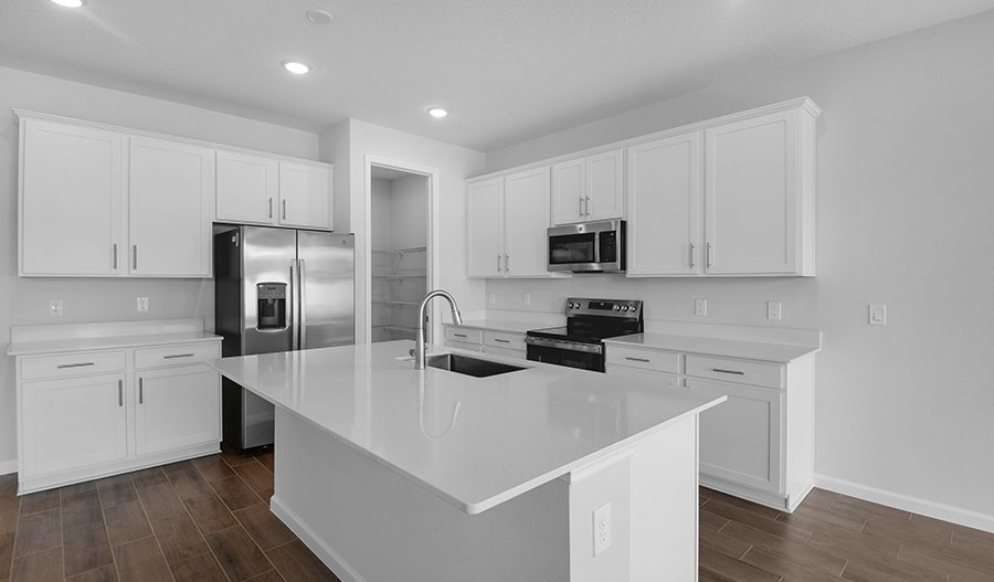 Kitchen of the Elderberry floor plan