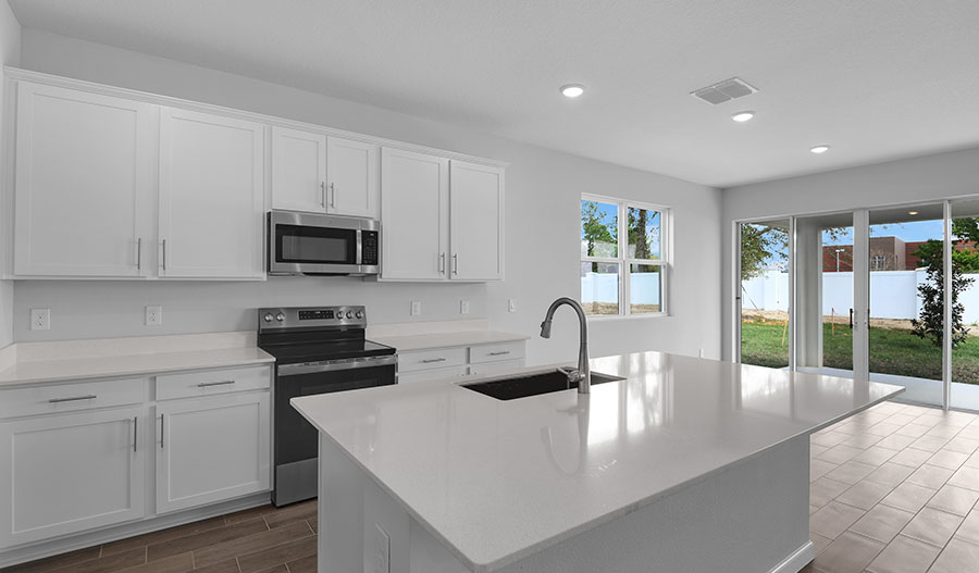 Kitchen of the Elderberry floor plan