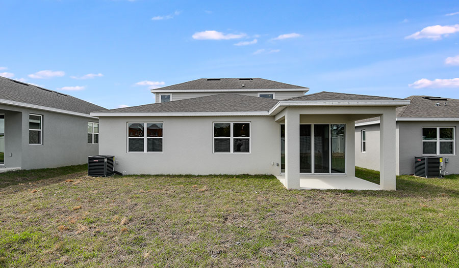 Rear Exterior of the Elderberry floor plan