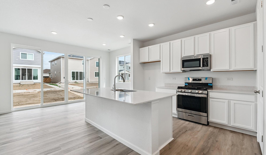 Kitchen of the Coral floor plan