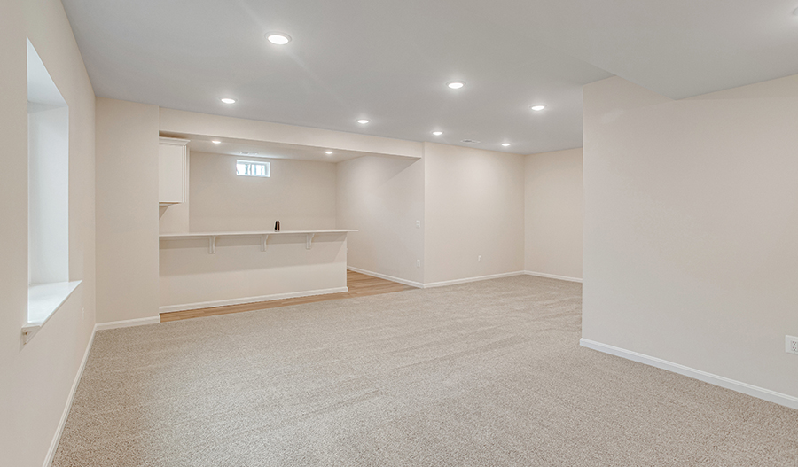 Basement of the Hemingway floor plan