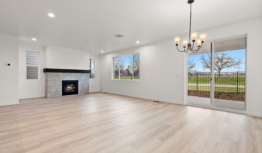 Great Room of the Laurel floor plan