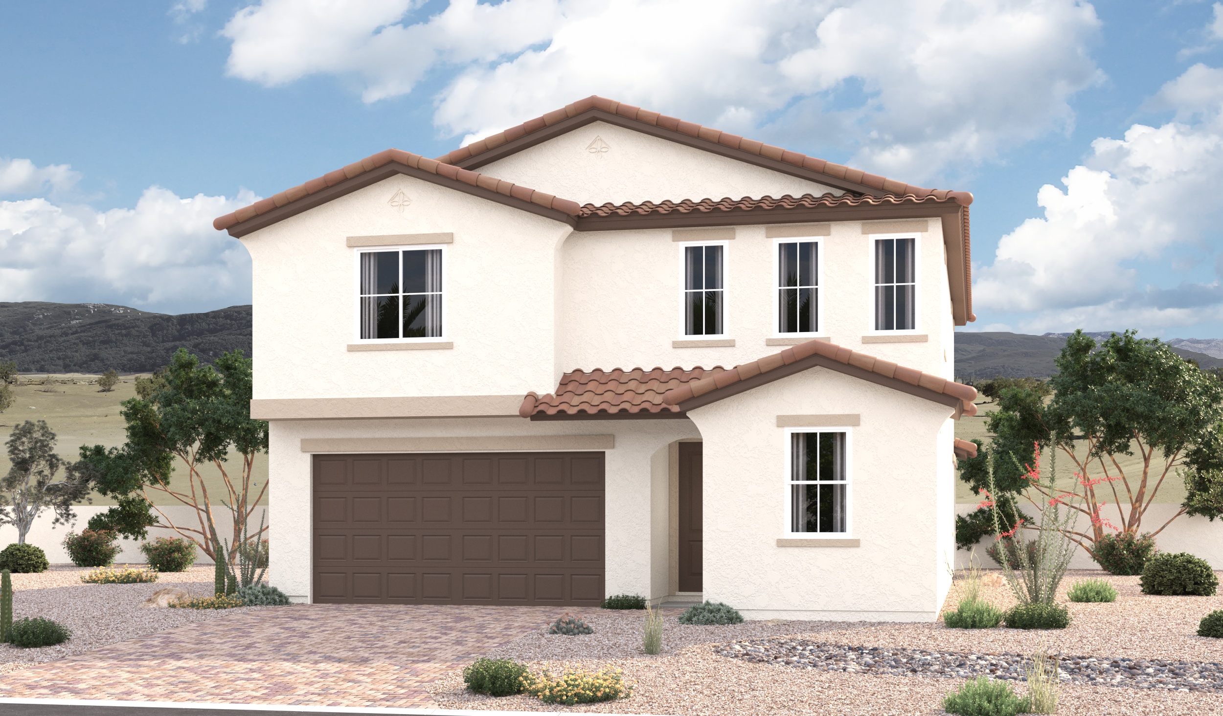 Elevation A of the Moonstone floor plan
