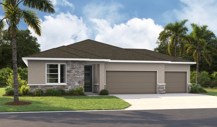 Elevation L of the Agate floor plan
