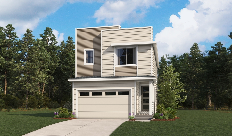 Elevation C of the Cherry floor plan