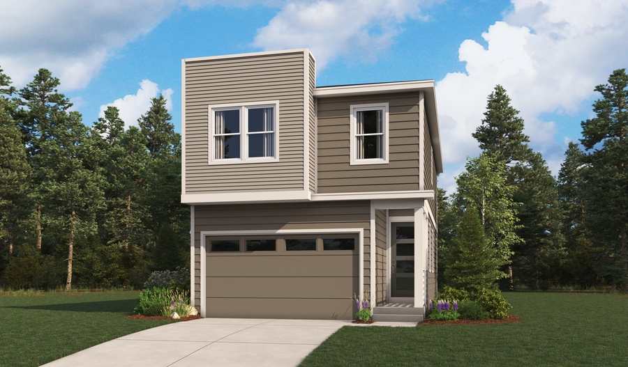 Elevation C of the Clover floor plan