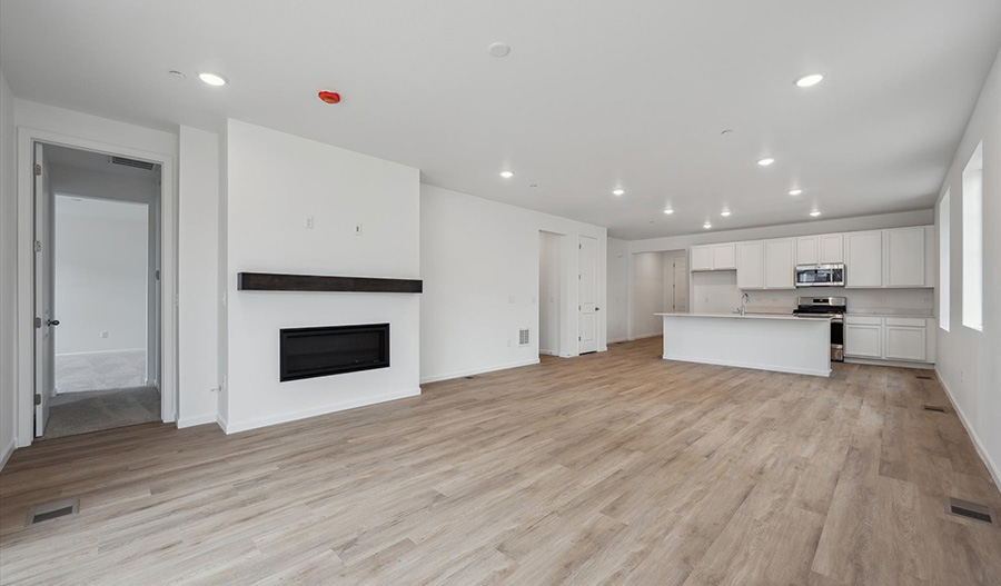 Kitchen and Great Room of the Alexandrite floor plan