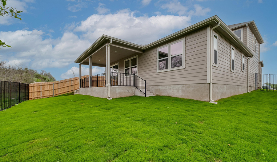 Rear Exterior of the Elderberry floor plan