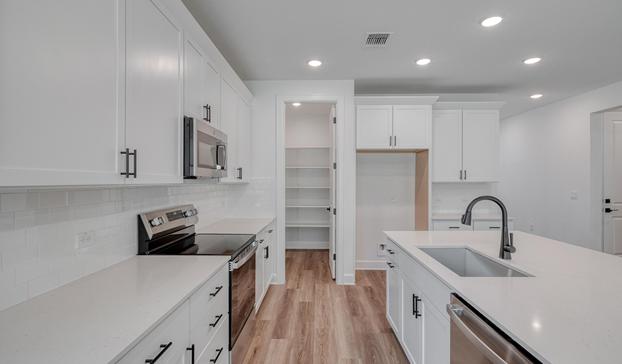 Kitchen of the Elderberry floor plan