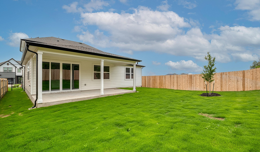 Rear Exterior of the Elderberry floor plan