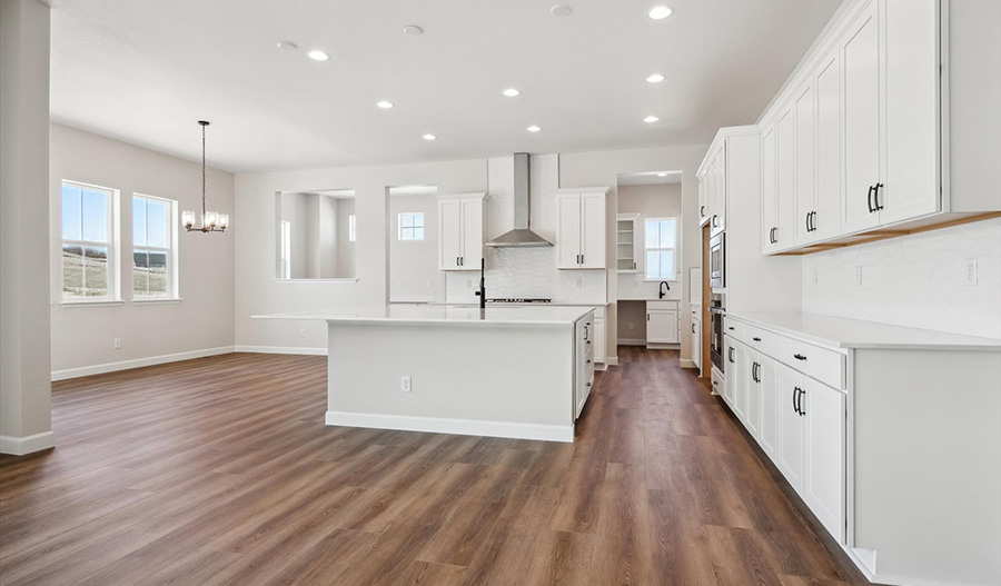 Kitchen of the Harmon floor plan