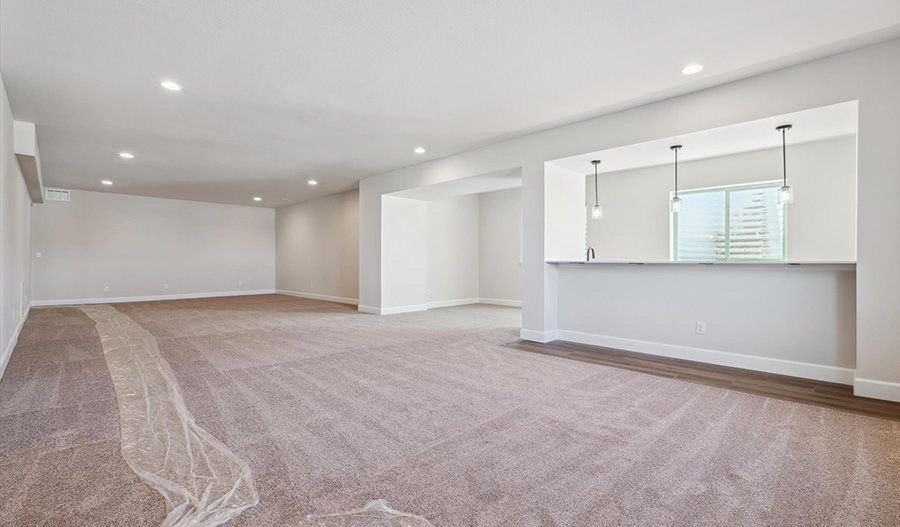 Recreation Room of the Harmon floor plan