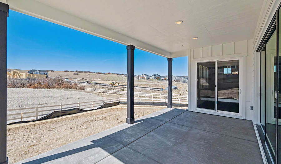 Rear Exterior of the Harmon floor plan