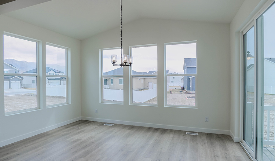 Sunroom of the Bedford floor plan