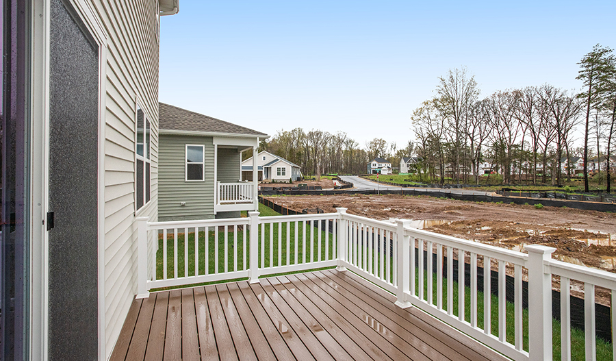 Rear Exterior of the Pearl floor plan