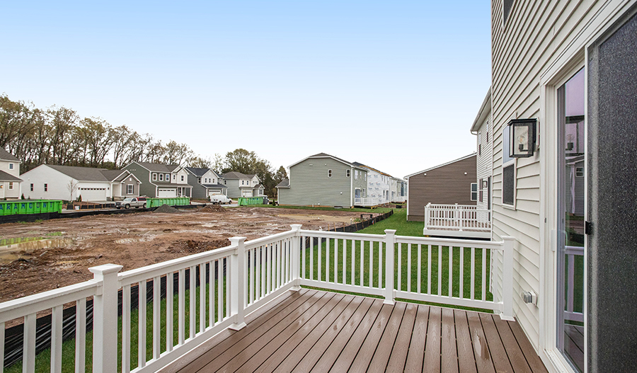 Rear Exterior of the Pearl floor plan