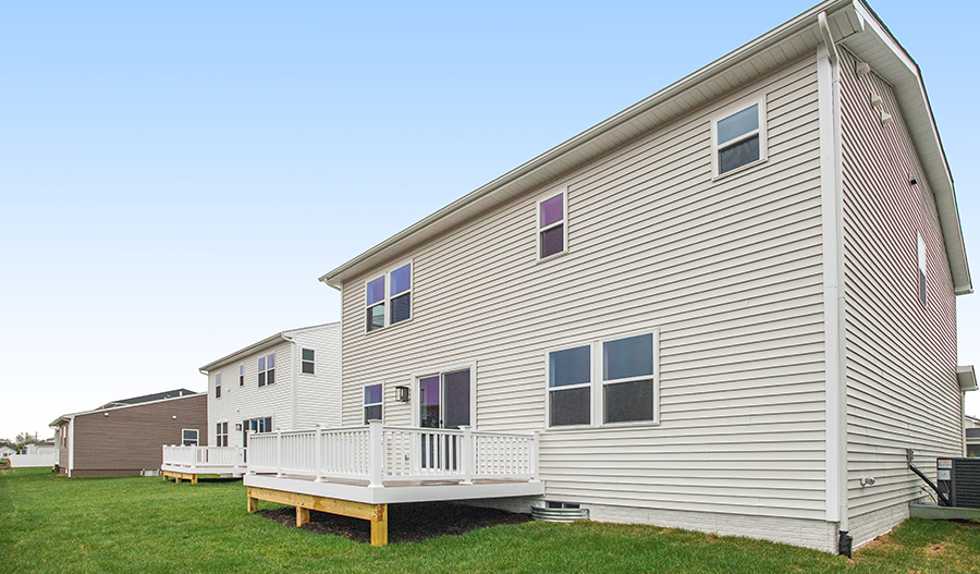 Rear Exterior of the Pearl floor plan