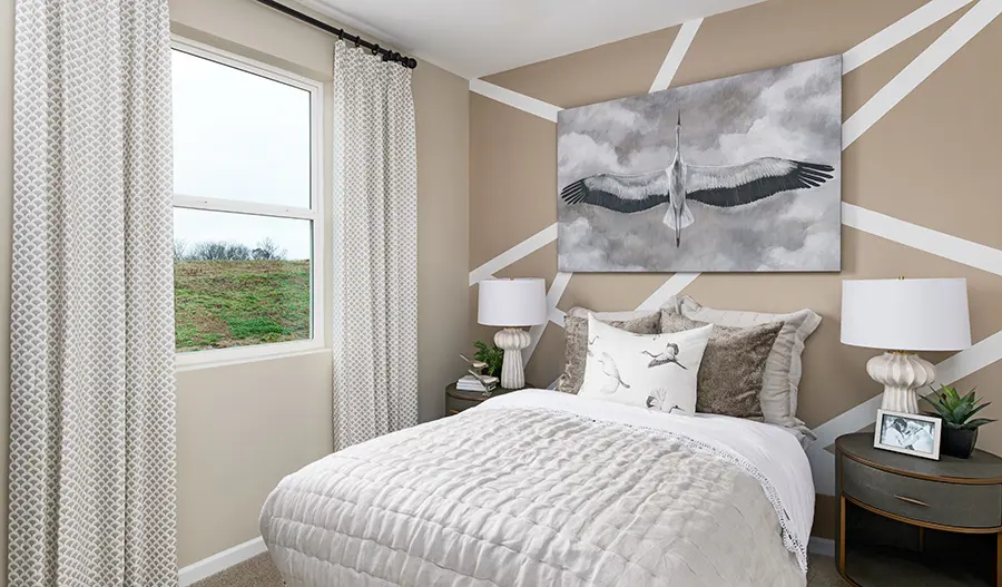 Bedroom of the Bronze plan