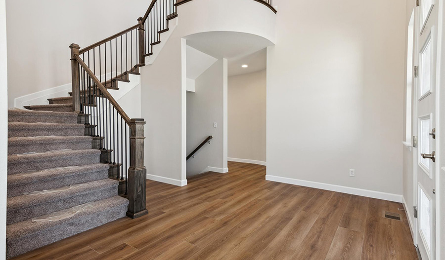 Entry of the Harmon floor plan