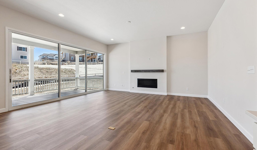 Great Room of the Harmon floor plan